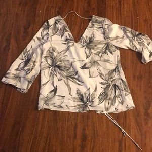 Dynamite Lace Back Blouse